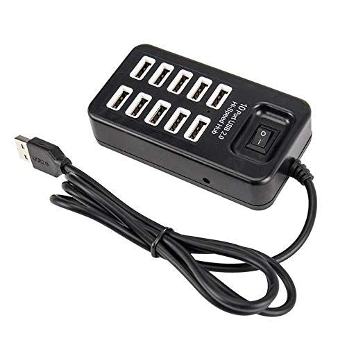10 Port USB Power Hub | Fast Charging Multi-Port USB Charging Station