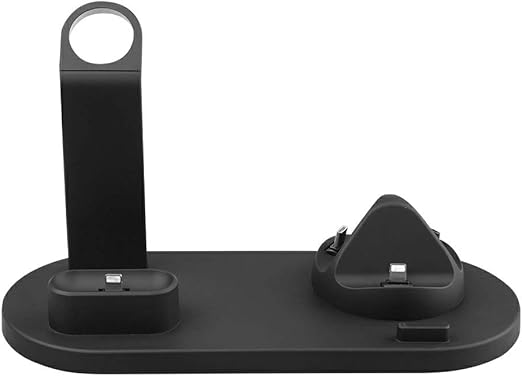 3-in-1 Wireless Charging Stand – Charge Phone, Watch & Earbuds Simultaneously | 15W Fast Qi Charger