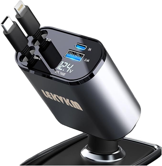 4 in 1 Retractable Charger