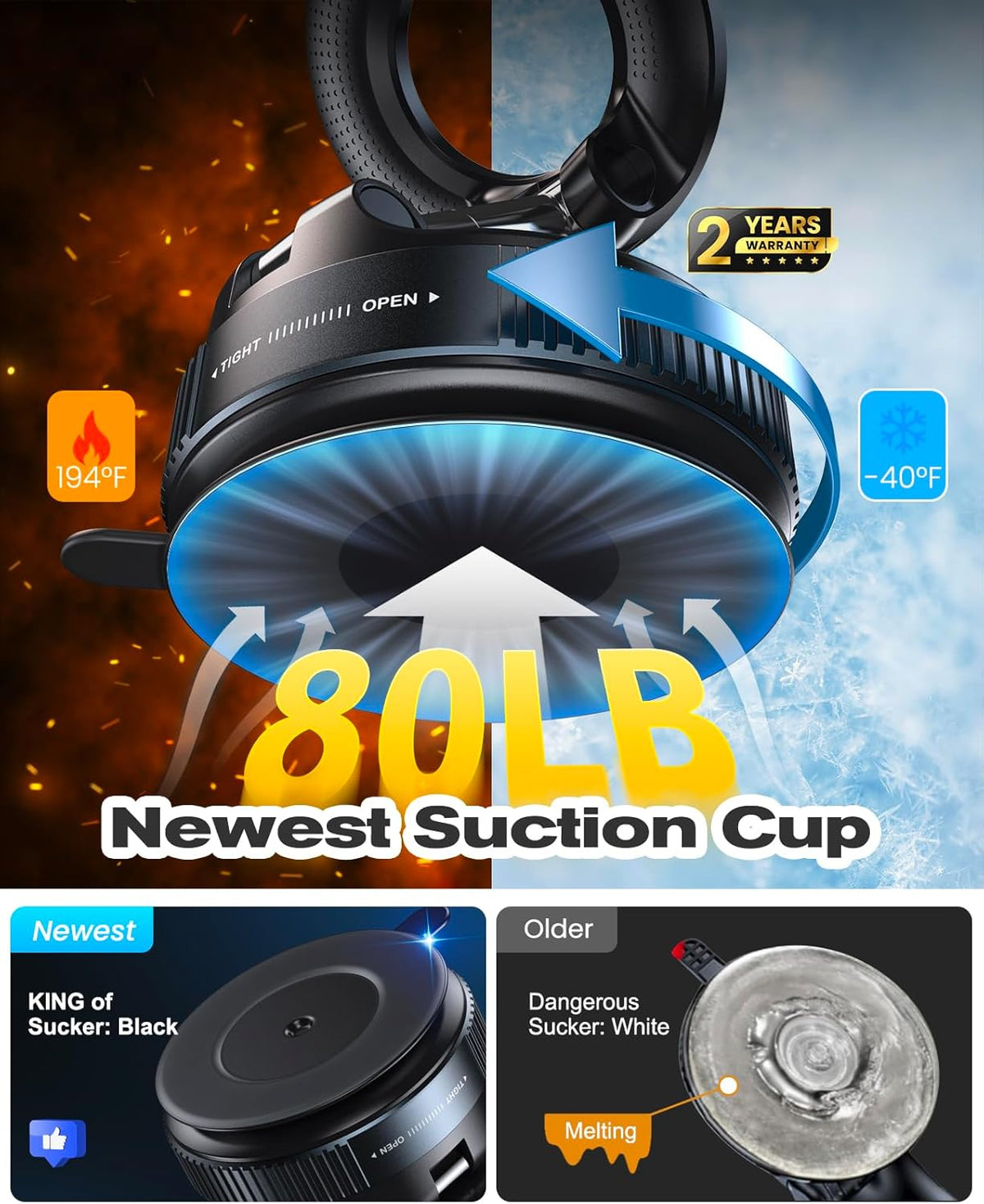 Magnetic Suction Car Phone Mount