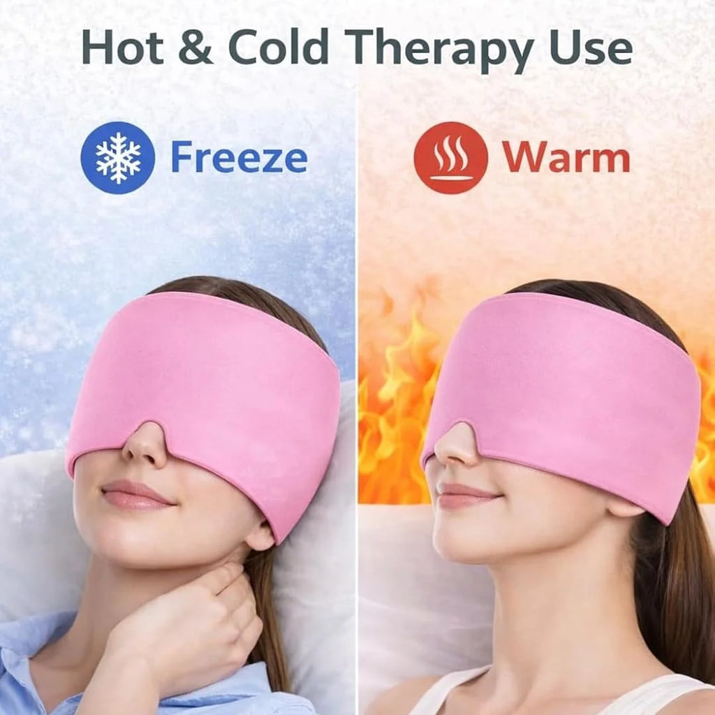 Migraine Relief Cap – Hot & Cold Therapy Head Wrap