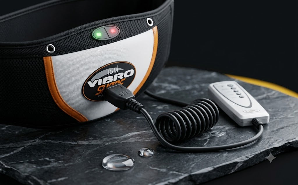 Vibro Fat Burning Body Massager Belt | Adjustable Vibration Waist & Body Massage Belt