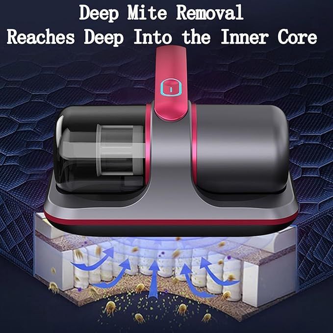 Bed Vacuum Cleaner | Powerful Handheld Dust Mite & Mattress Cleaning Vacuum