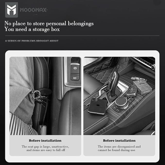 Car Seat Organizer Seam Storage Box | Large Capacity Gap Filler Pocket