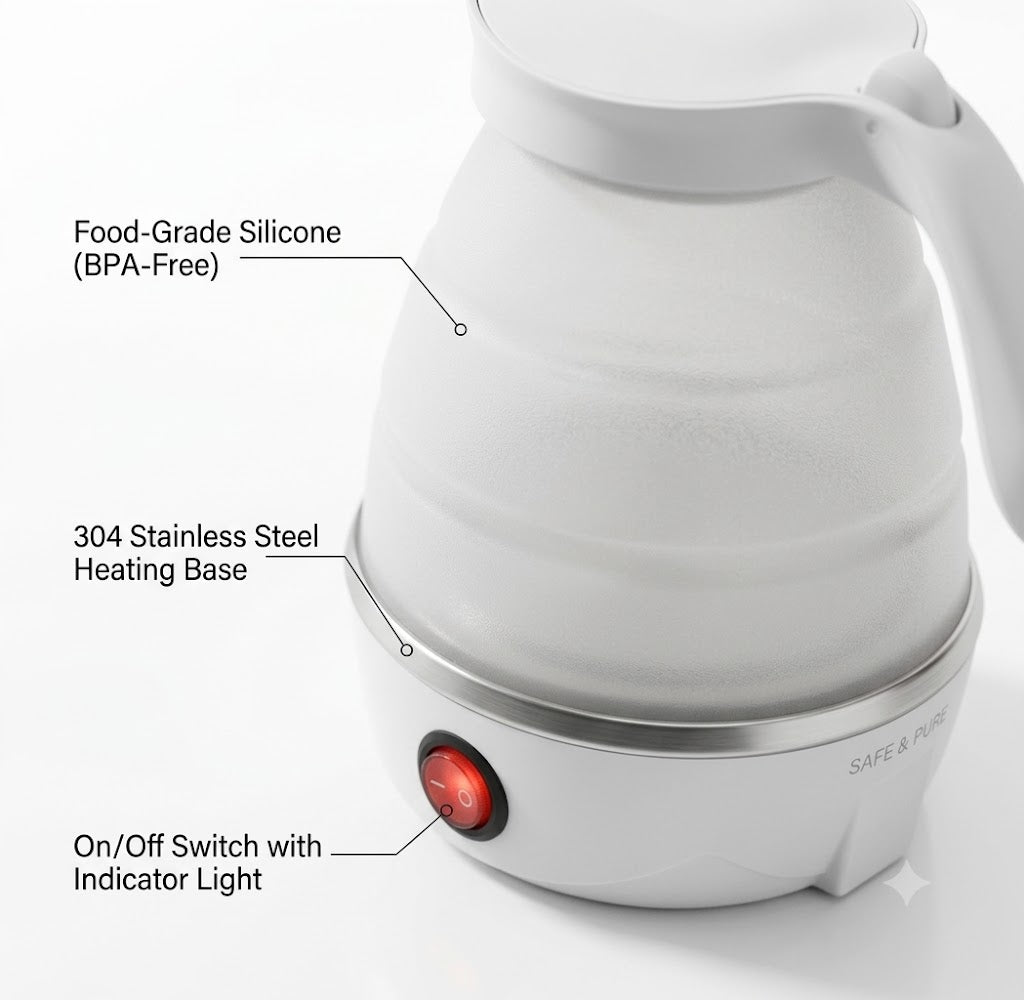 Foldable Portable Electric Kettle