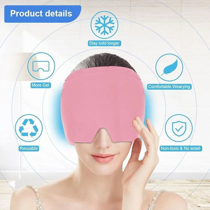 Migraine Relief Cap – Hot & Cold Therapy Head Wrap